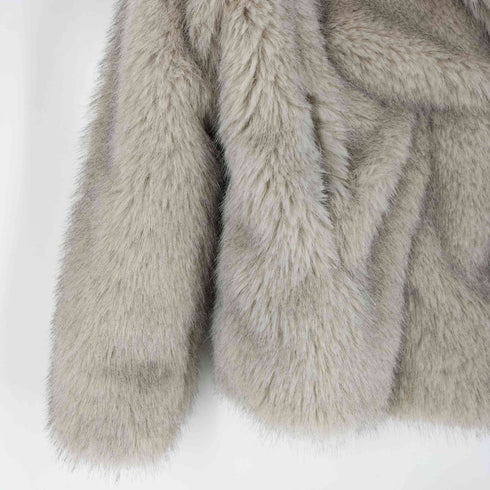 ザラ ZARA フェイクファー ショート コート レディース import:M