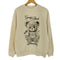 ザラ ZARA BEAR PRINT SWEATSHIRT クマ柄スウェットシャツ エクリュ レディース 13-14