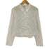 ザラ ZARA ストレッチポプリンシャツ レディース import:M