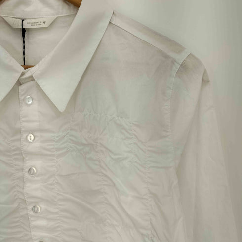 ザラ ZARA ストレッチポプリンシャツ レディース import:M