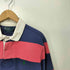 ポロバイラルフローレン Polo by RALPH LAUREN 90s ポニー刺繍 ボーダー S/S ラガーシャツ メンズ import:XL