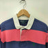 ポロバイラルフローレン Polo by RALPH LAUREN 90s ポニー刺繍 ボーダー S/S ラガーシャツ メンズ import:XL