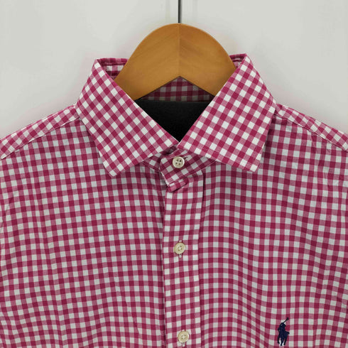 ポロバイラルフローレン Polo by RALPH LAUREN CUSTOM FIT スモールポニー刺繍 L/Sギンガムチェックシャツ メンズ 14 1/2