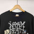 Harmony Corruption グラインドコア バンド アートワーク 両面プリント 袖プリント L/S Tシャツ メンズ import:XL
