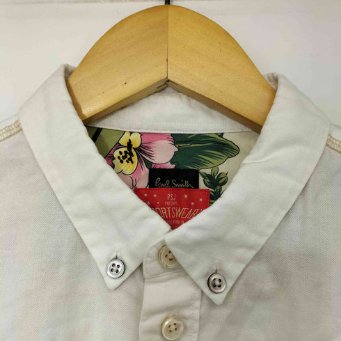 ポールスミス Paul Smith SPORTSWEAR マチ付 ボタンダウン シャツ メンズ import:M