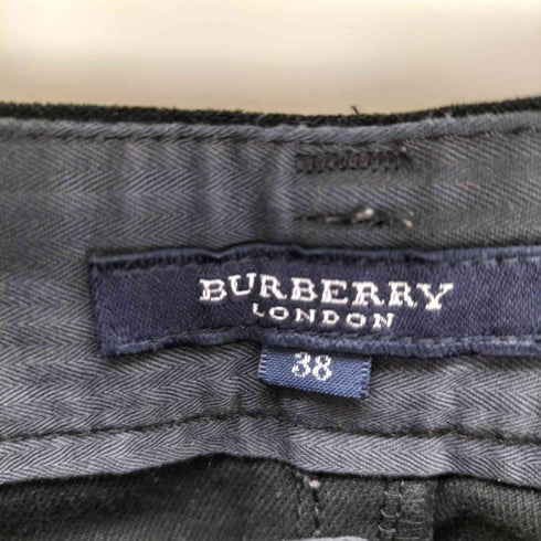 バーバリーロンドン BURBERRY LONDON コットンポリストレートパンツ レディース JPN:38