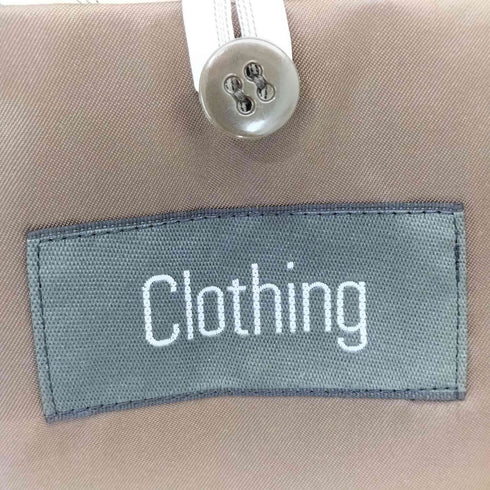 CLOTHING バスケットボタン ヘリンボーン 2B テーラードジャケット メンズ 胸囲92 胴囲80 身長170