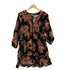 ザラ ZARA ベロア ペイズリー チュニック レディース import:M