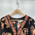 ザラ ZARA ベロア ペイズリー チュニック レディース import:M
