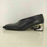 ジルサンダー JIL SANDER PUMP PAPERED CALF スクエアトゥ レザー メタルヒールパンプス レディース EUR:37