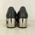 ジルサンダー JIL SANDER PUMP PAPERED CALF スクエアトゥ レザー メタルヒールパンプス レディース EUR:37
