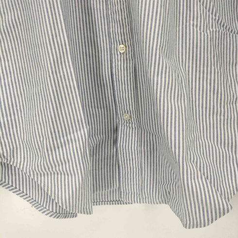 ラルフローレン RALPH LAUREN SUPER SLIM FIT スモールポニー刺繍L/Sボタンダウンストライプシャツ メンズ 6
