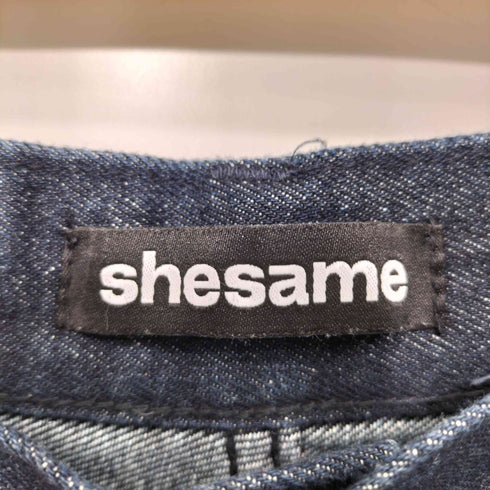 shesame リバーロールアップデニムパンツ レディース JPN:M