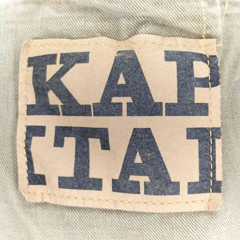 キャピタル KAPITAL 2791 GRAHA ダメージ リペア ペイント加工 2WAY デニム カバーオール ジャケット メンズ