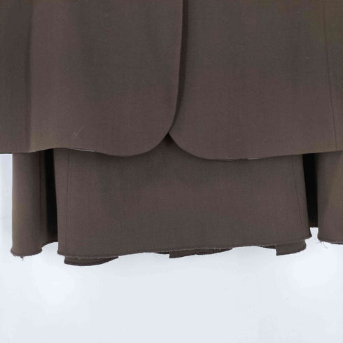 ジルサンダーネイビー JIL SANDER NAVY イタリア製 2Bテーラードジャケット スカートセットアップ レディース 34/34