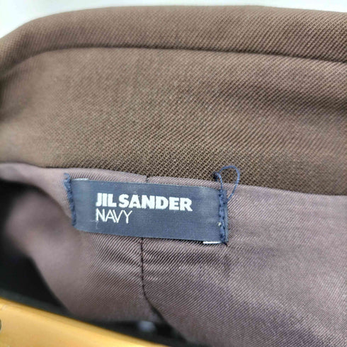 ジルサンダーネイビー JIL SANDER NAVY イタリア製 2Bテーラードジャケット スカートセットアップ レディース 34/34