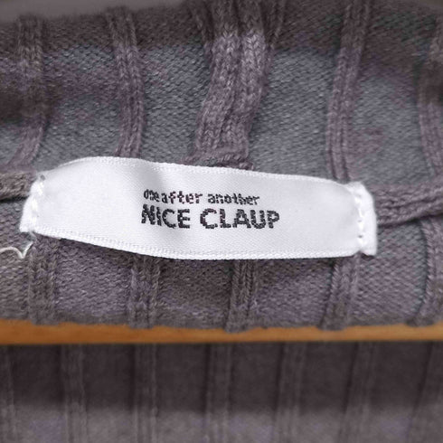 ワンアフターアナザーナイスクラップ one after another NICE CLAUP ニットパーカーセットアップ レディース FREE
