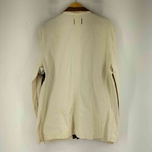 トミーヒルフィガー TOMMY HILFIGER USA製 襟レザー カバーオール メンズ import:L