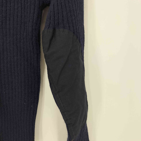 エルエルビーン L.L.Bean 80s 英国製 リブ編み ウール コマンド ニットセーター メンズ import:M
