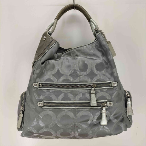 コーチ COACH CAMBRIDGE モノグラム ロゴ総柄 ホーボーバッグ レディース