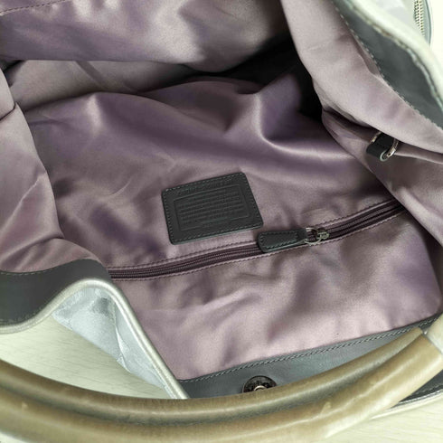 コーチ COACH CAMBRIDGE モノグラム ロゴ総柄 ホーボーバッグ レディース