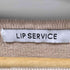 リップサービス LIP SERVICE デコルテオープンバイカラーリボンニットワンピース レディース import:S