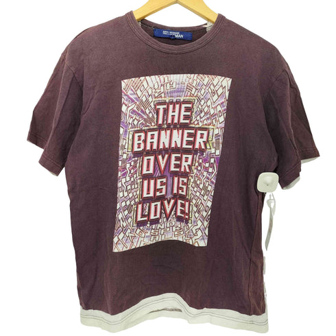 ジュンヤワタナベコムデギャルソンマン JUNYA WATANABE COMME des GARCONS MAN 03SS The Banner Over Us is Love Tシャツ メンズ JPN:M