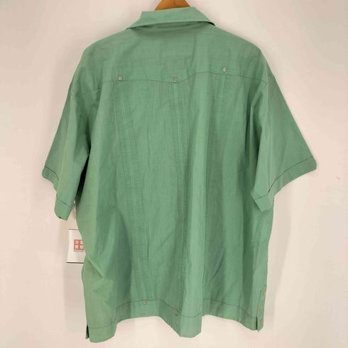 ドグァジャベーラ GUAYABERA 90S 韓国製 襟芯 ネイティブ刺繍 ポリコットン S/S キューバシャツ メンズ 3XL