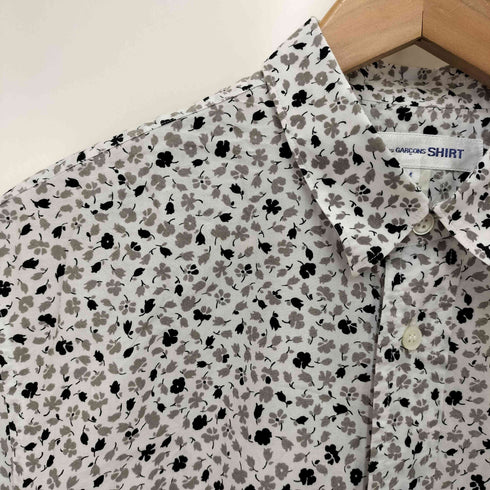 コムデギャルソンシャツ COMME des GARCONS SHIRT ボタニカル 半袖 総柄 シャツ メンズ JPN:M