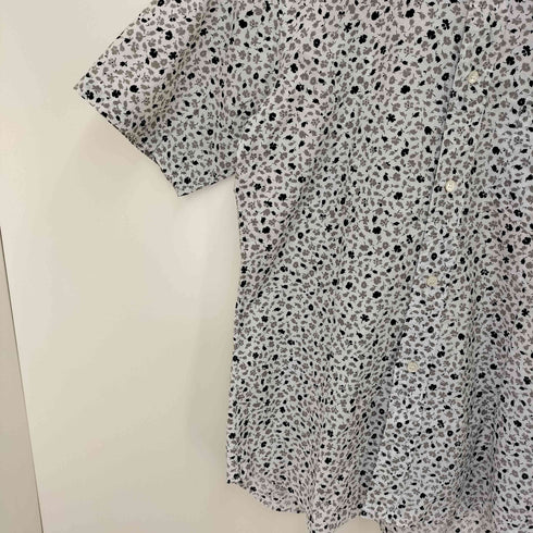 コムデギャルソンシャツ COMME des GARCONS SHIRT ボタニカル 半袖 総柄 シャツ メンズ JPN:M