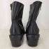 TERRAINCOGNITA Ankle boots Square-toe Black and Red-Flame-pattern メンズ 42