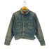 リーバイス Levis 90S 71507 XX 2nd型 ボタン裏 J02 刻印 革パッチ ビックE デニム ジャケット メンズ US:38