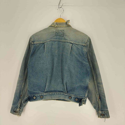 リーバイス Levis 90S 71507 XX 2nd型 ボタン裏 J02 刻印 革パッチ ビックE デニム ジャケット メンズ US:38