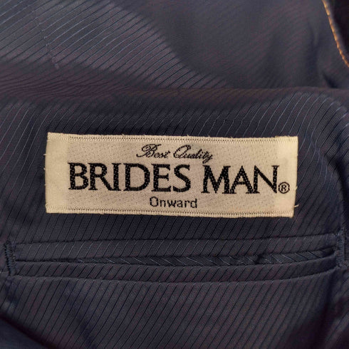 BRIDES MAN ストライプ柄 ベロアジャケット メンズ