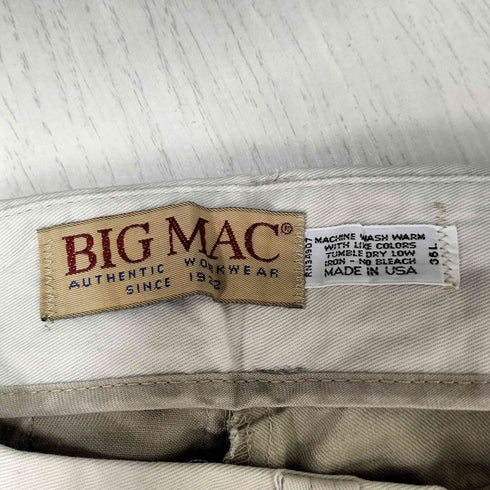 ビッグマック BIG MAC 80S USA製 ワイド チノパンツ メンズ 36L