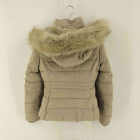 ザラ ZARA ファーフードダウンジャケット レディース import:XS