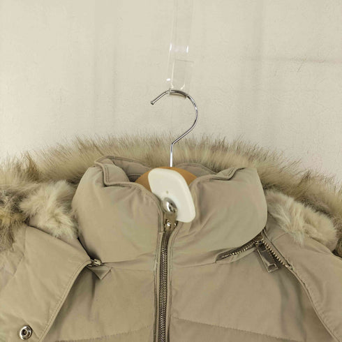 ザラ ZARA ファーフードダウンジャケット レディース import:XS