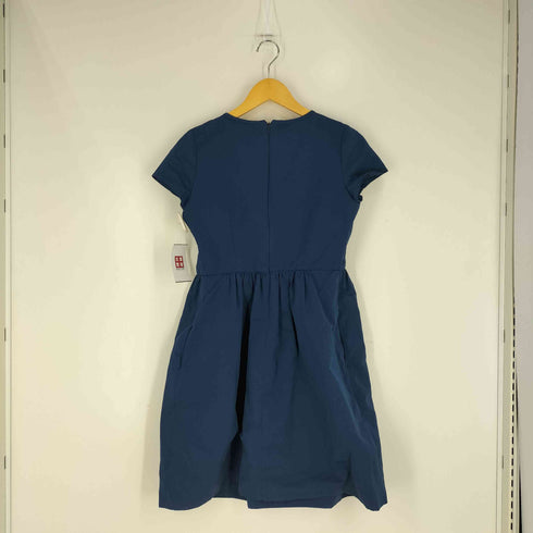 エスマックスマーラ S Max Mara ポリコットン 半袖 ギャザーワンピース レディース JPN:40