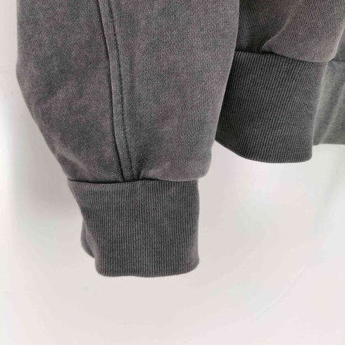 ピグメント加工 ジップフーディ メンズ