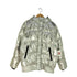 ギャップ Gap メタリック フーディ ダウンジャケット レディース import:M
