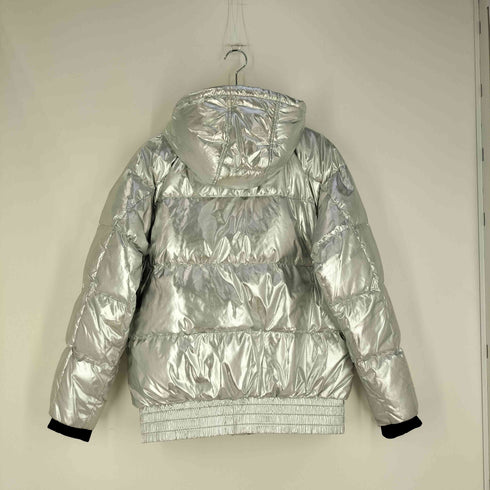 ギャップ Gap メタリック フーディ ダウンジャケット レディース import:XS