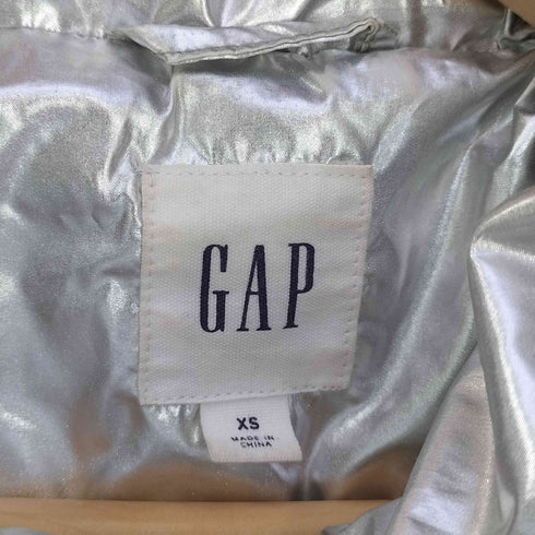 ギャップ Gap メタリック フーディ ダウンジャケット レディース import:XS