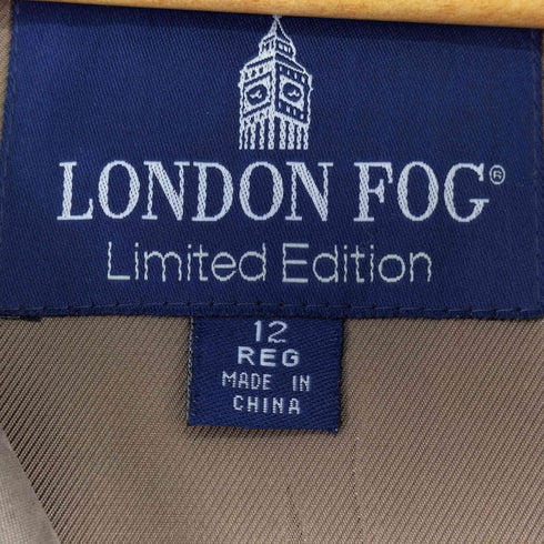 ロンドンフォグ LONDON FOG フード付き トレンチコート レディース US:12