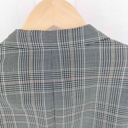ハーディエイミス HARDY AMIES シルク混チェッククラシック2Bウールジャケット メンズ 96B B E 4