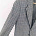 ハーディエイミス HARDY AMIES シルク混チェッククラシック2Bウールジャケット メンズ 96B B E 4