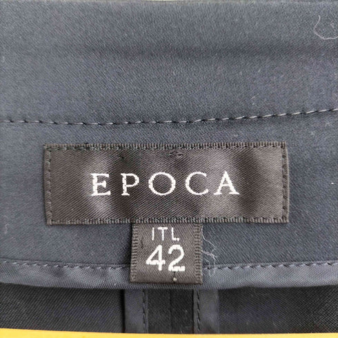 エポカ Epoca シルク混 ノーカラージャケット レディース EUR:42