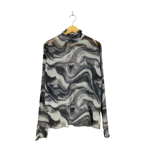 エルノロゼット Ellno Loset 総柄パワーネット domestic メンズ L