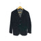 バーバリーブラックレーベル BURBERRY BLACK LABEL ストライプベロア3Bテーラードジャケット メンズ import:M