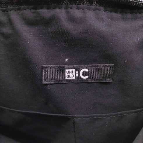 ユニクロシー UNIQLO:C レザータッチ パフィーバッグ メンズ