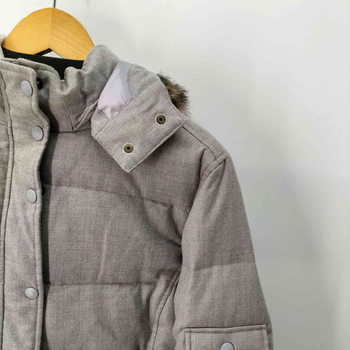 エディーバウアー Eddie Bauer ファー フード取り外し可能 中綿ダウンジャケット レディース PL